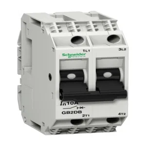 Автоматический выключатель Schneider Electric TeSys GB2 2P 16А 1.5кА (ШНАЙДЕР) Автоматический выключатель Schneider Electric TeSys GB2 2P 16А 1.5кА (ШНАЙДЕР)
