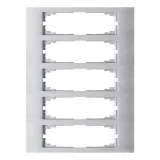 Schneider Electric Merten M-Pure MTN4050-3660 рамка 5 постов, алюминий