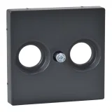 Schneider Electric Merten System M MTN4122-0414 - накладка на ТВ/радио розетку, антрацит