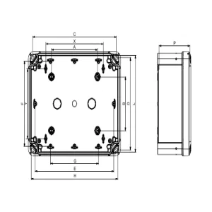 Schneider Electric NSYTBS885 Пластиковая коробка ABS 89 x 89 x 54 мм (ШНАЙДЕР) Schneider Electric NSYTBS885 Пластиковая коробка ABS 89 x 89 x 54 мм (ШНАЙДЕР)