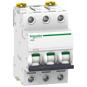 Schneider Electric A9F79332 Автоматический выключатель Acti9 iC60N, 3 полюса, 32 A, тип C (ШНАЙДЕР) Schneider Electric A9F79332 Автоматический выключатель Acti9 iC60N, 3 полюса, 32 A, тип C (ШНАЙДЕР)
